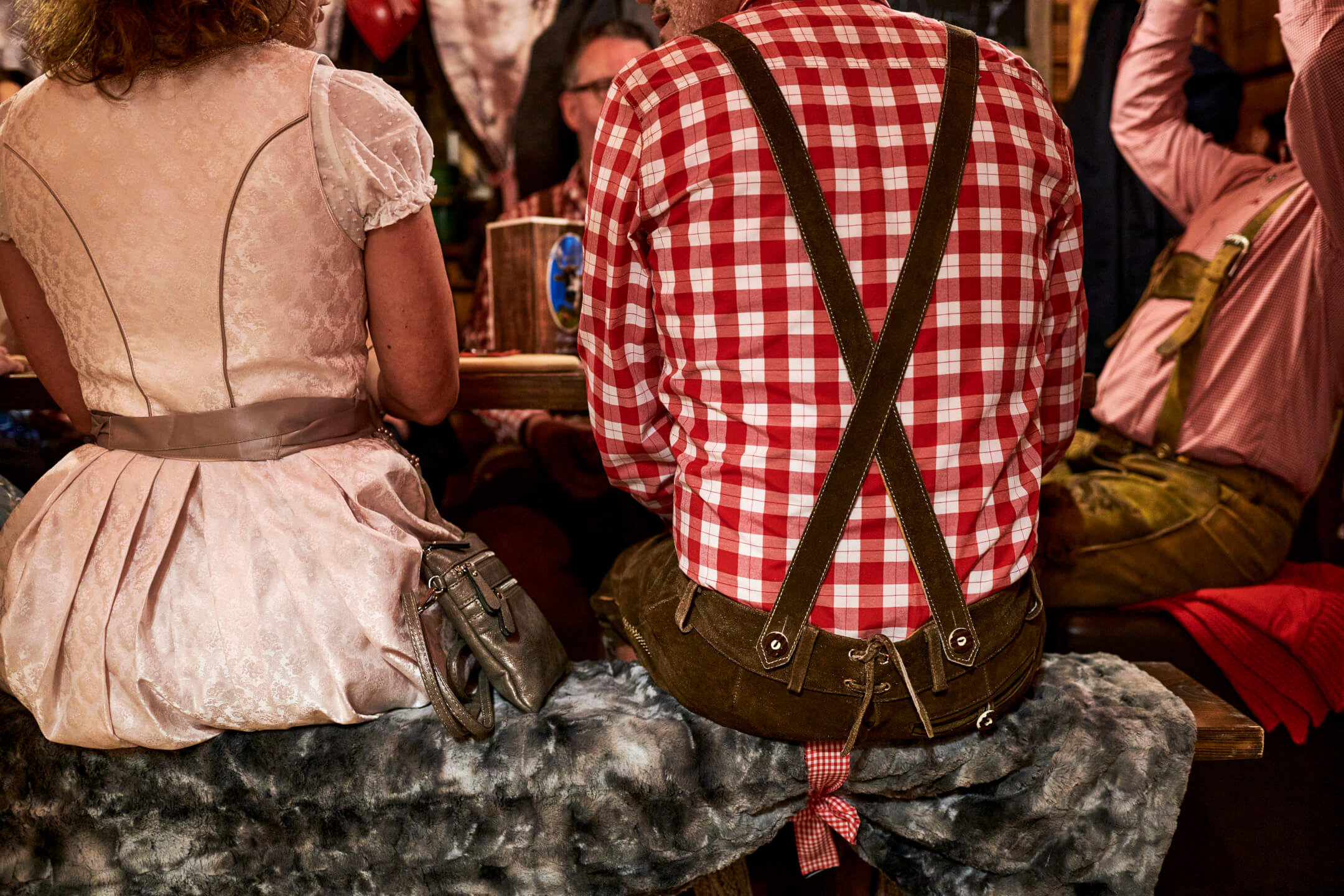 Celebrate in dirndl and lederhosen in the Almhütte Bremen