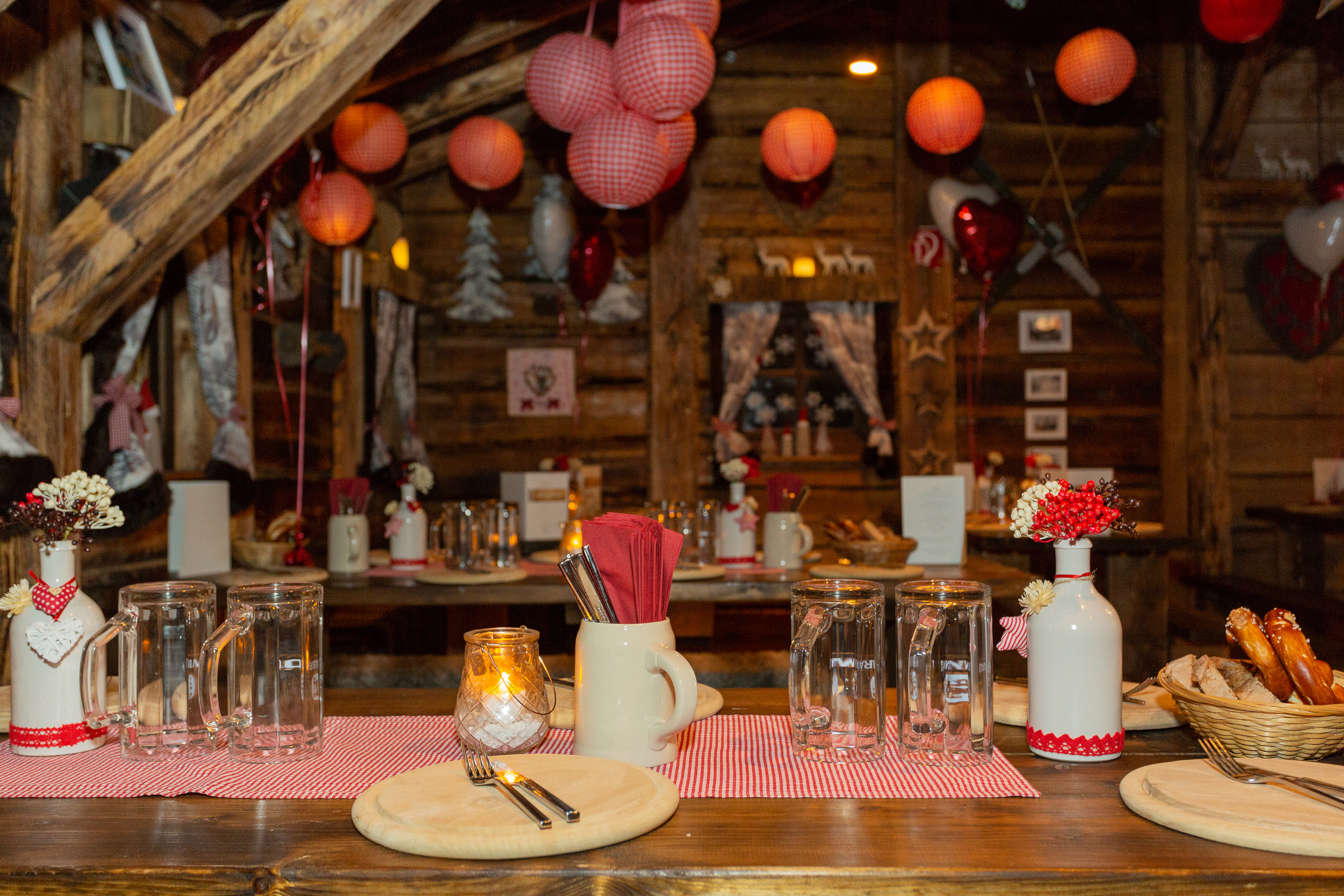 In der Almhütte
