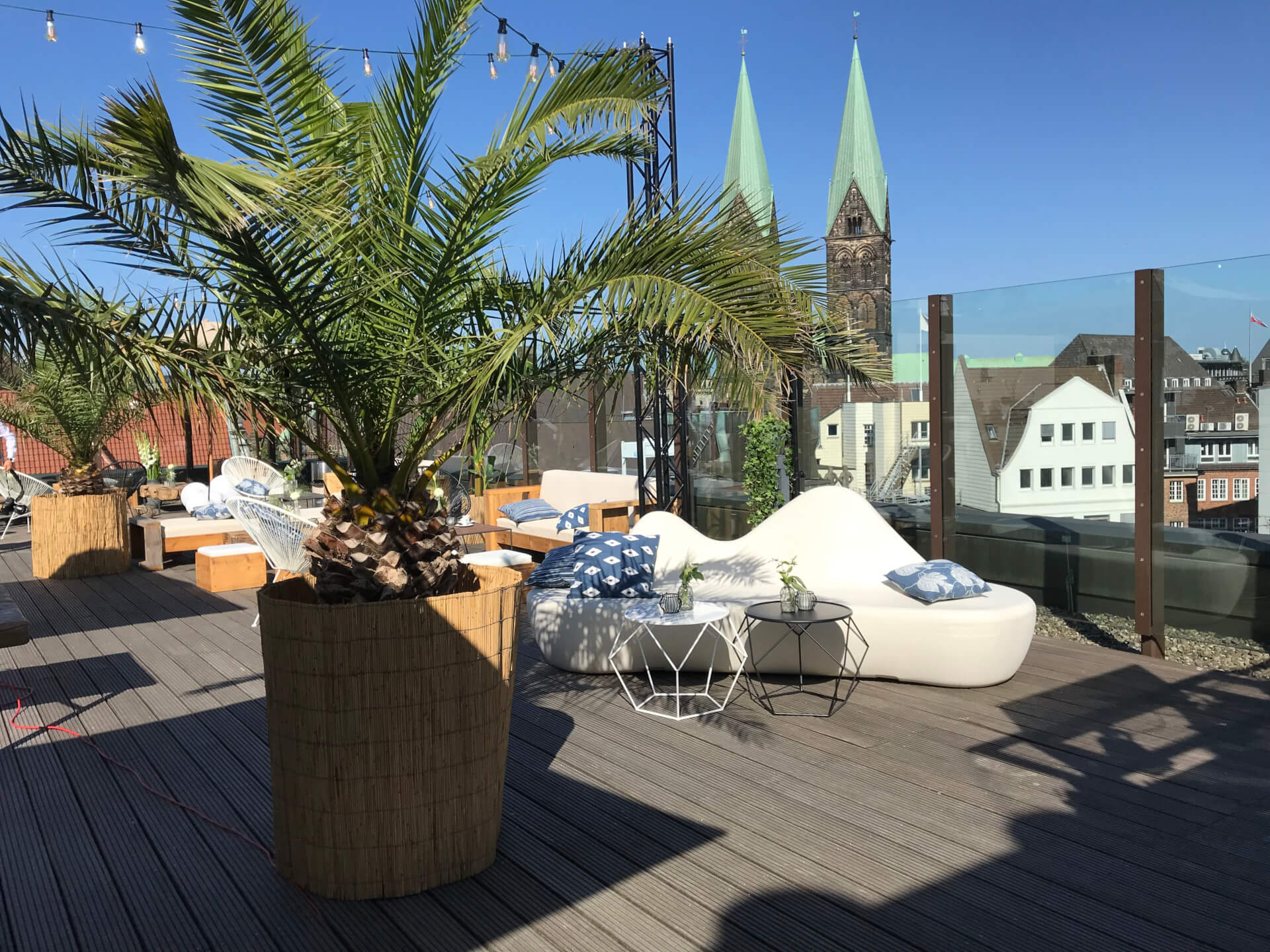 Lounge on the roof terrace