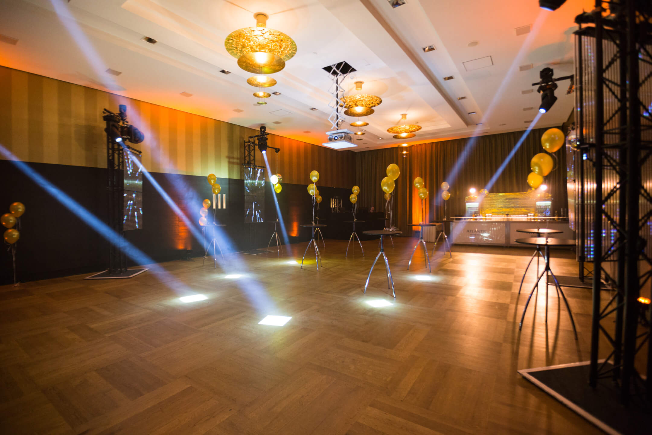 The goldener Saal decorated for an event