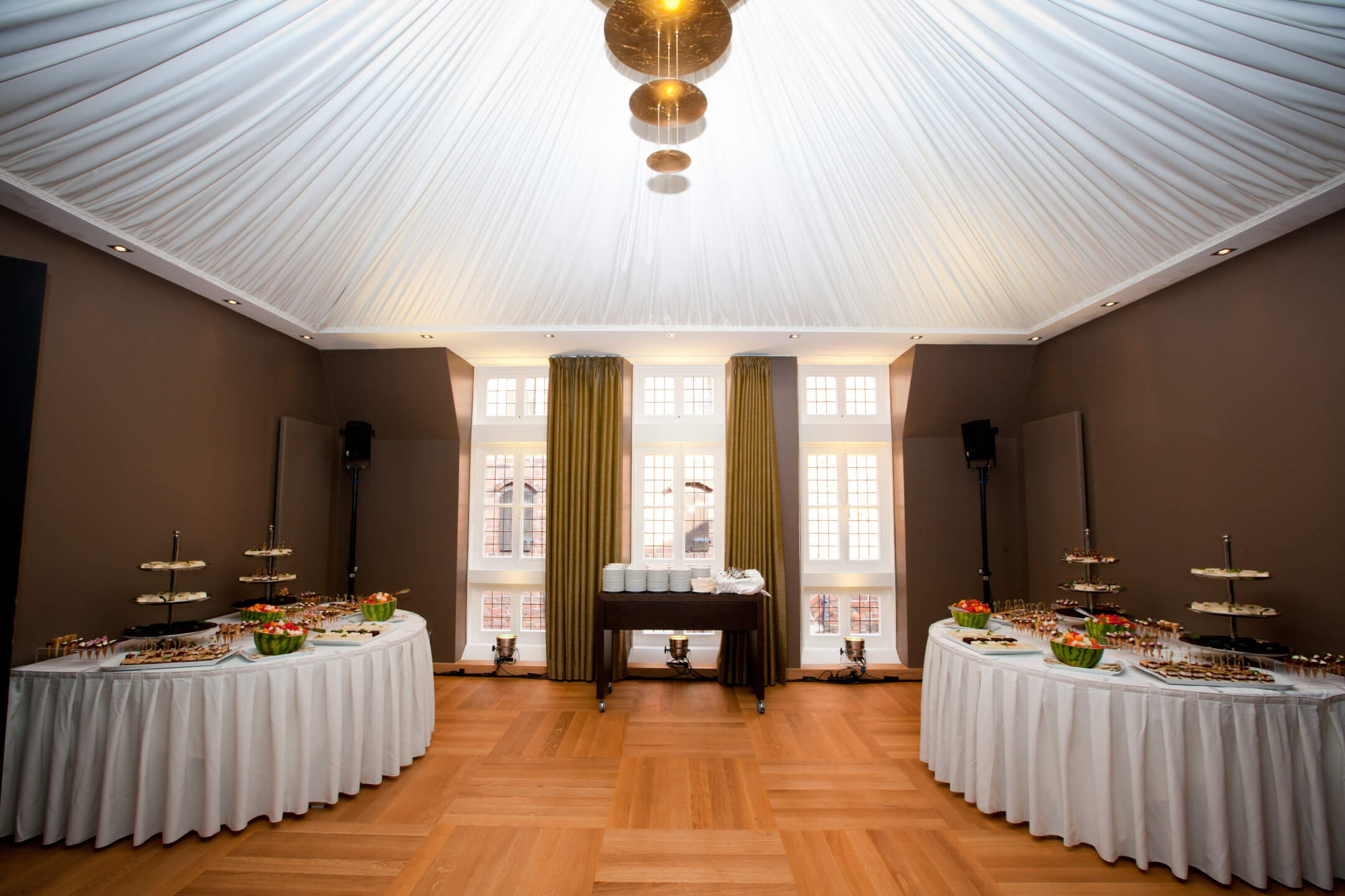 Dessert buffet in room pavilion