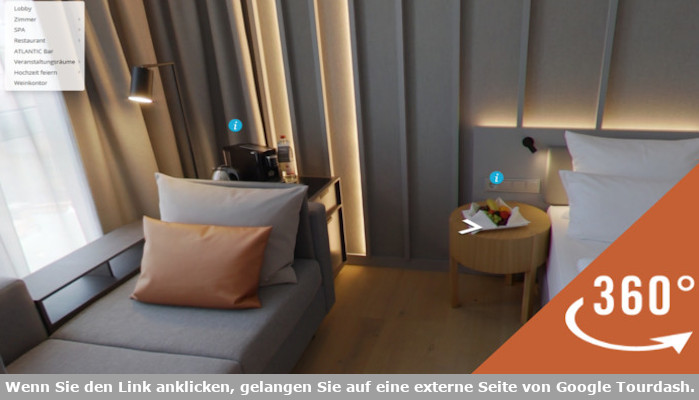 ATLANTIC Grand Hotel Bremen Superior Zimmer