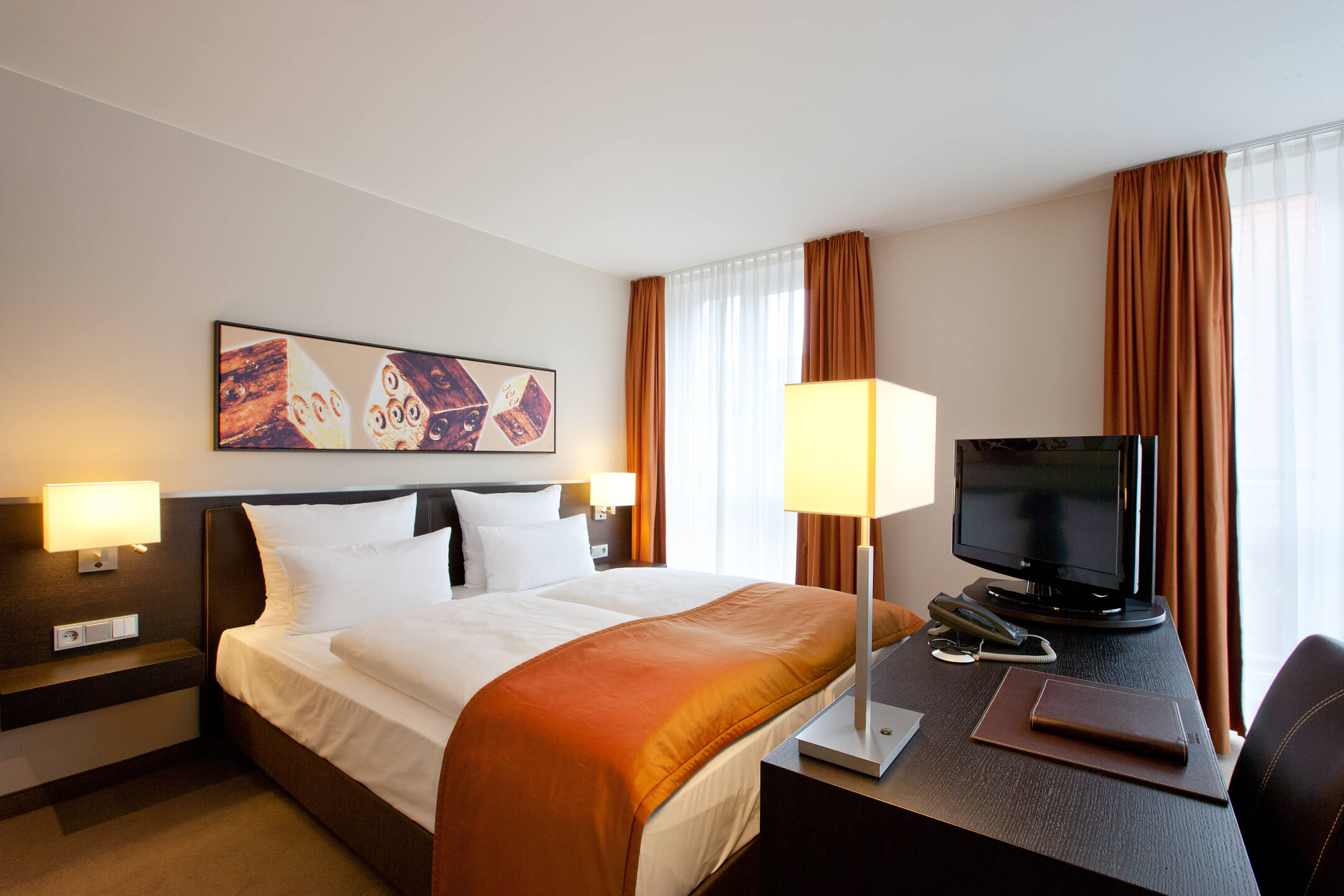 Innensicht des Executive Zimmers des ATLANTIC Grand Hotel in Bremen