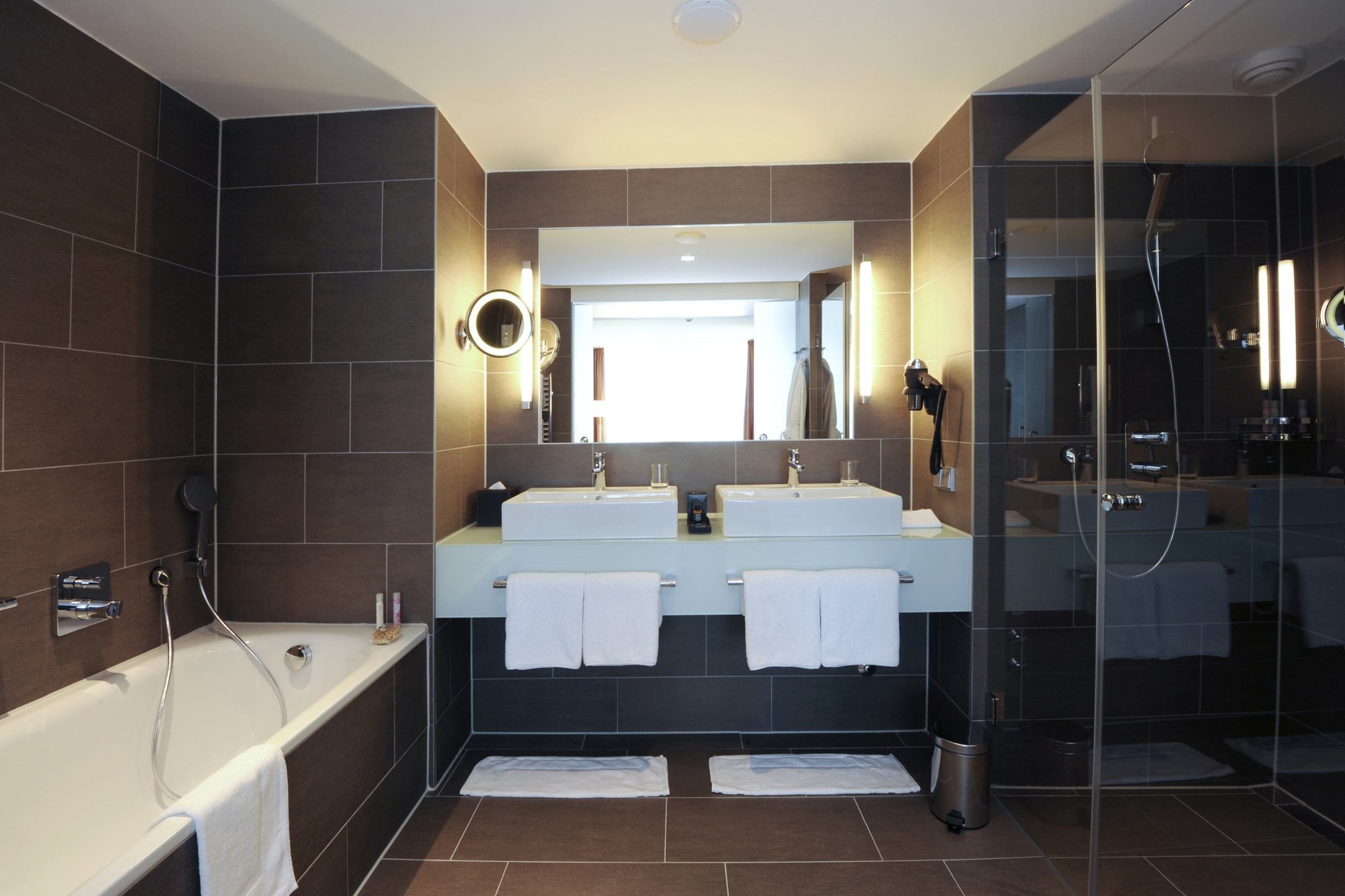 Bathroom of the Suite in the ATLANTIC Grand Hotel in Bremen
