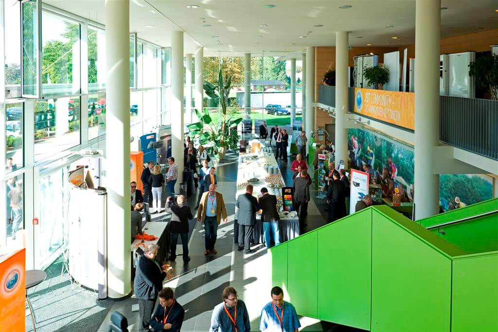 fair in the lobby of the ATLANTIC Hotel Galopprennbahn