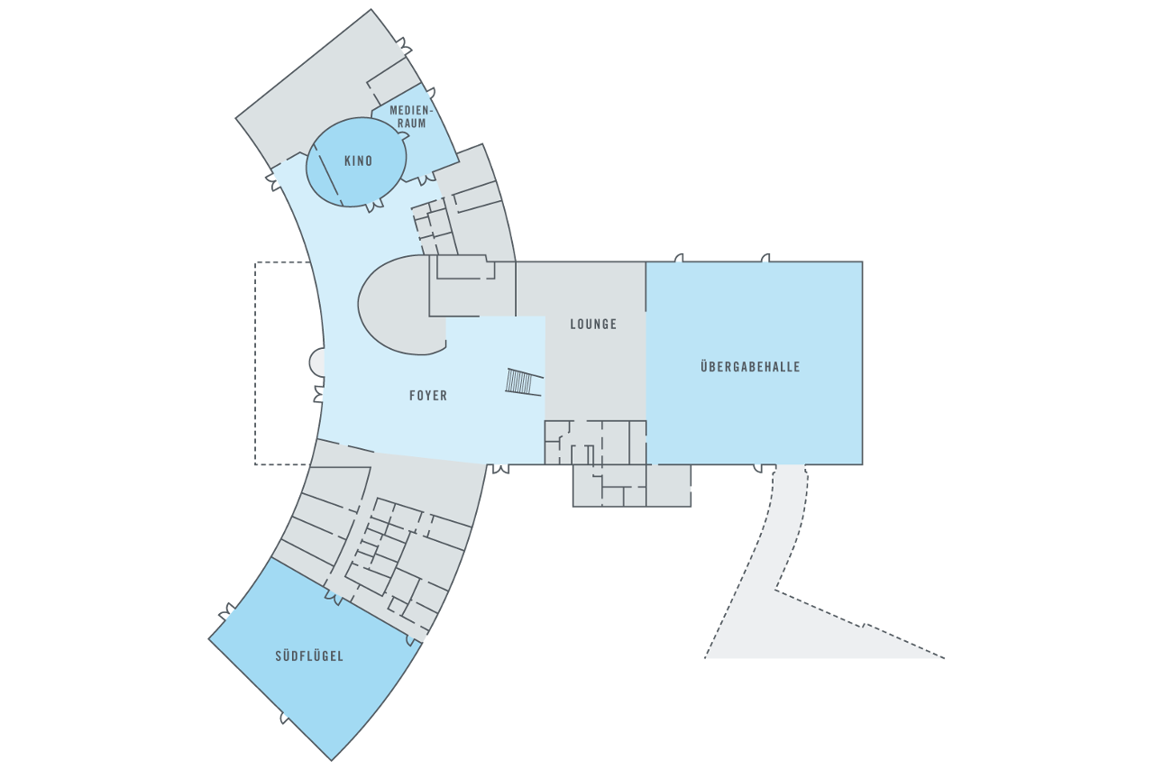 floor plan of the Mercedes-Benz customercenter