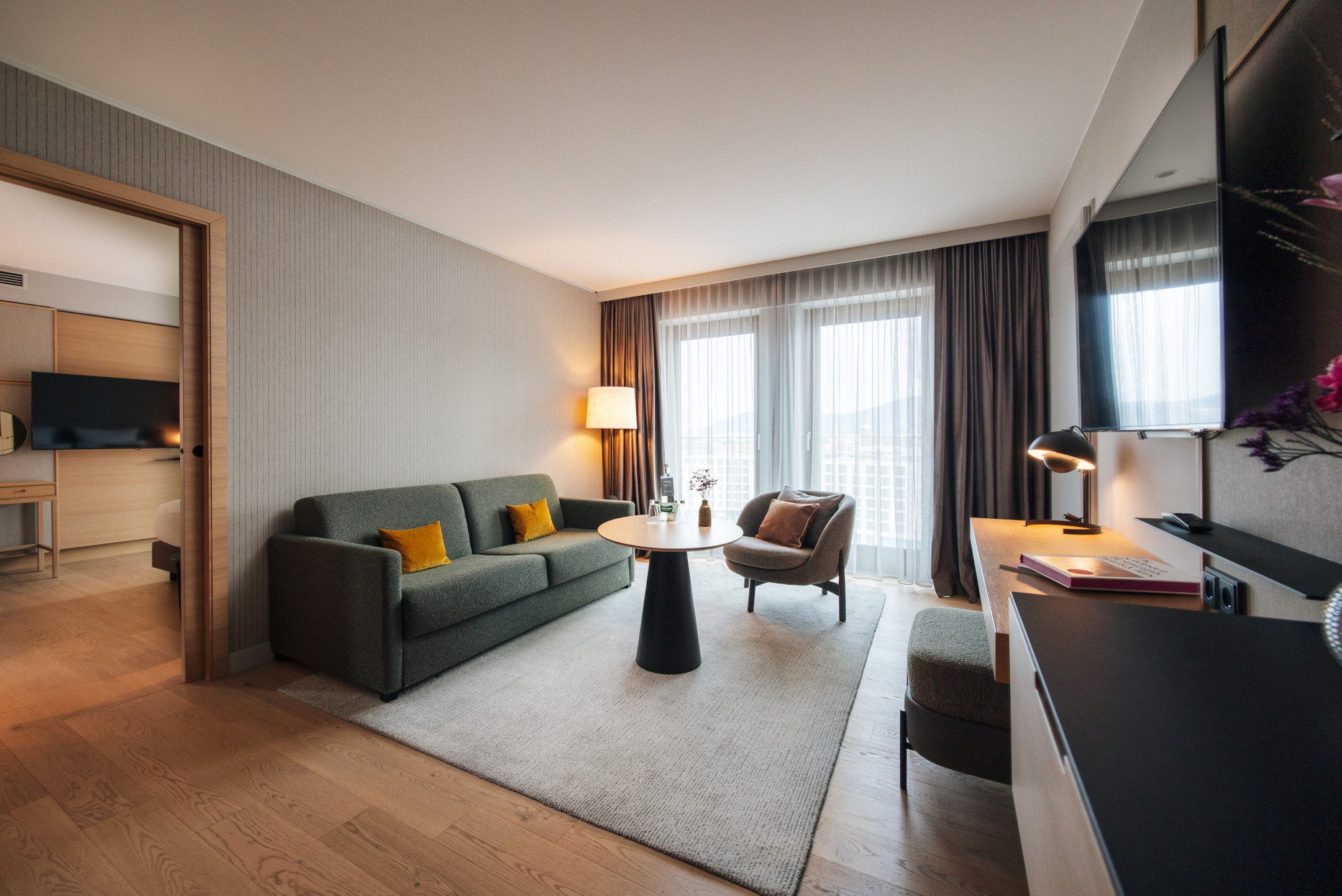 View of the seating area with sofa in the living area