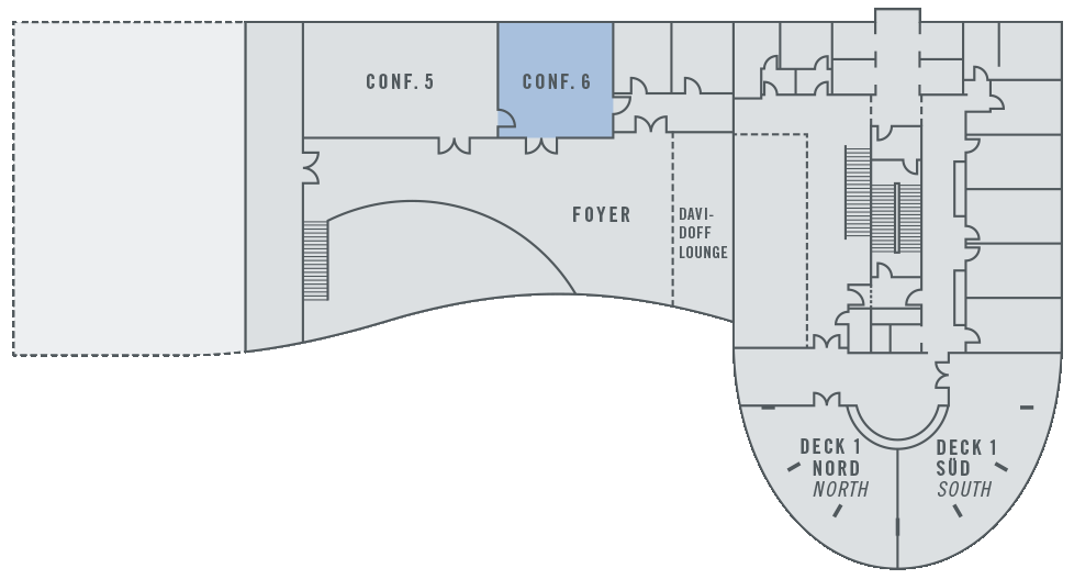 Ground plan event room conference room 6