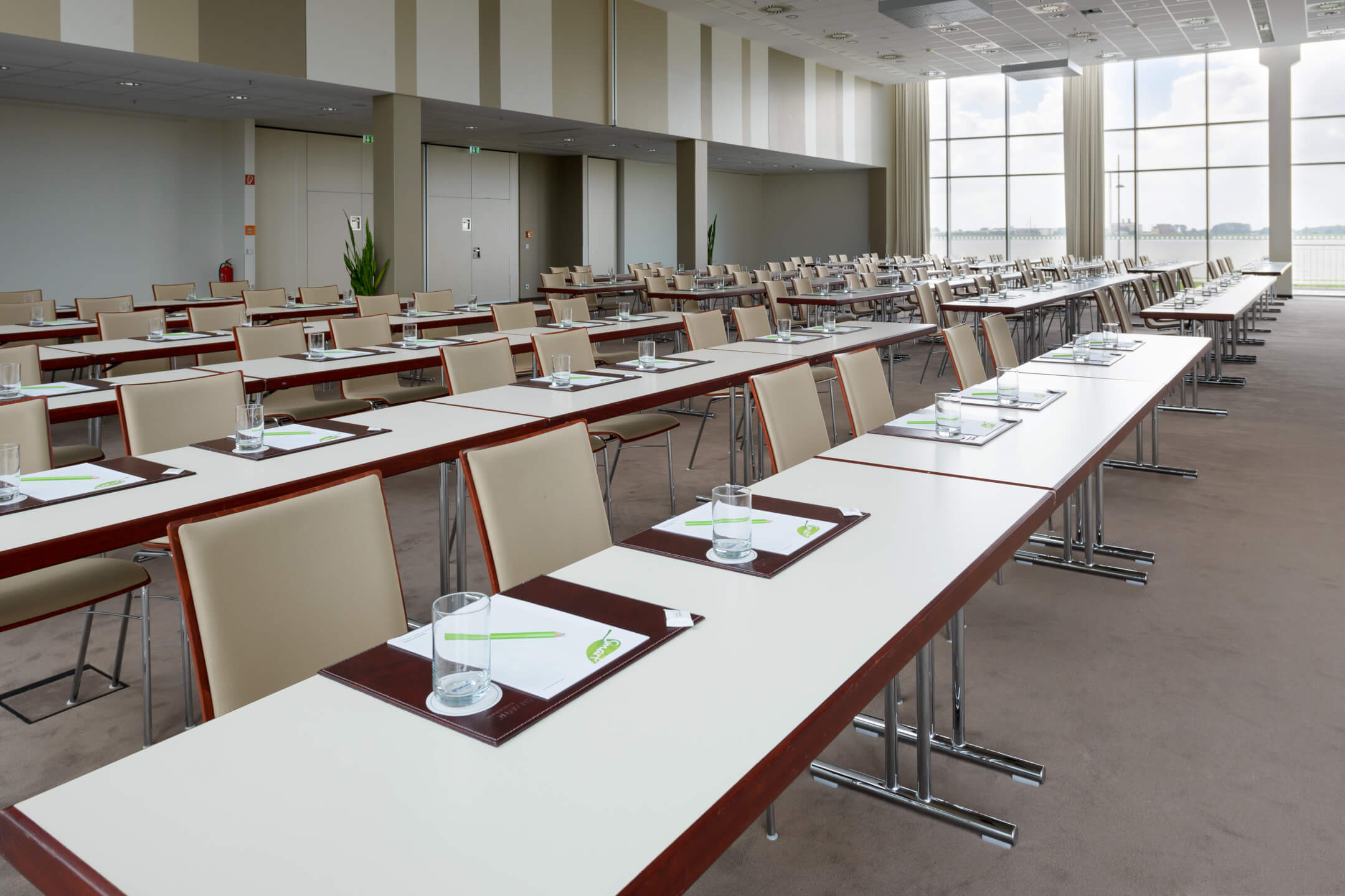 Conference room 1 and 2 with parliamentary seating