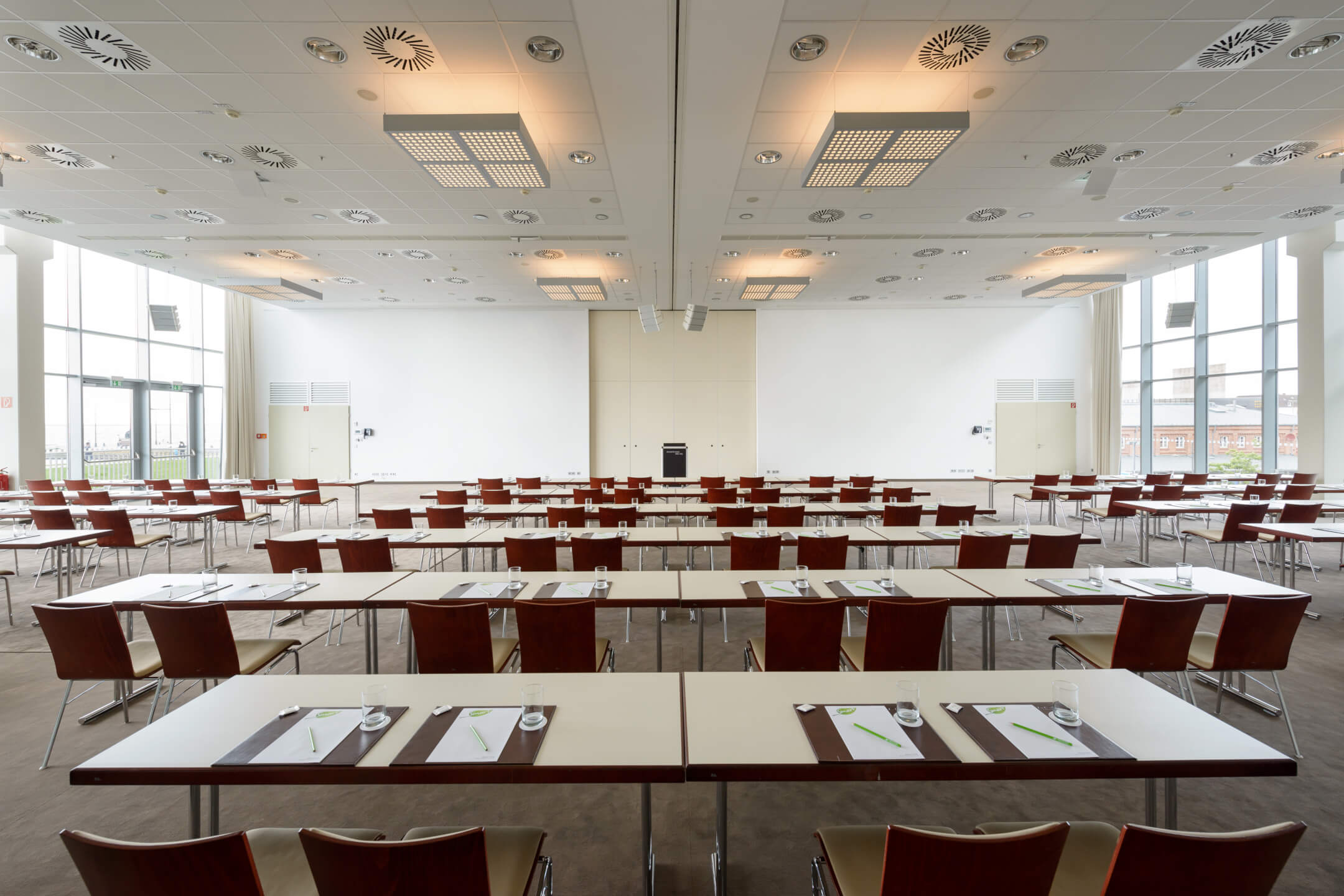 Conference room 1 and 2 with parliamentary seating