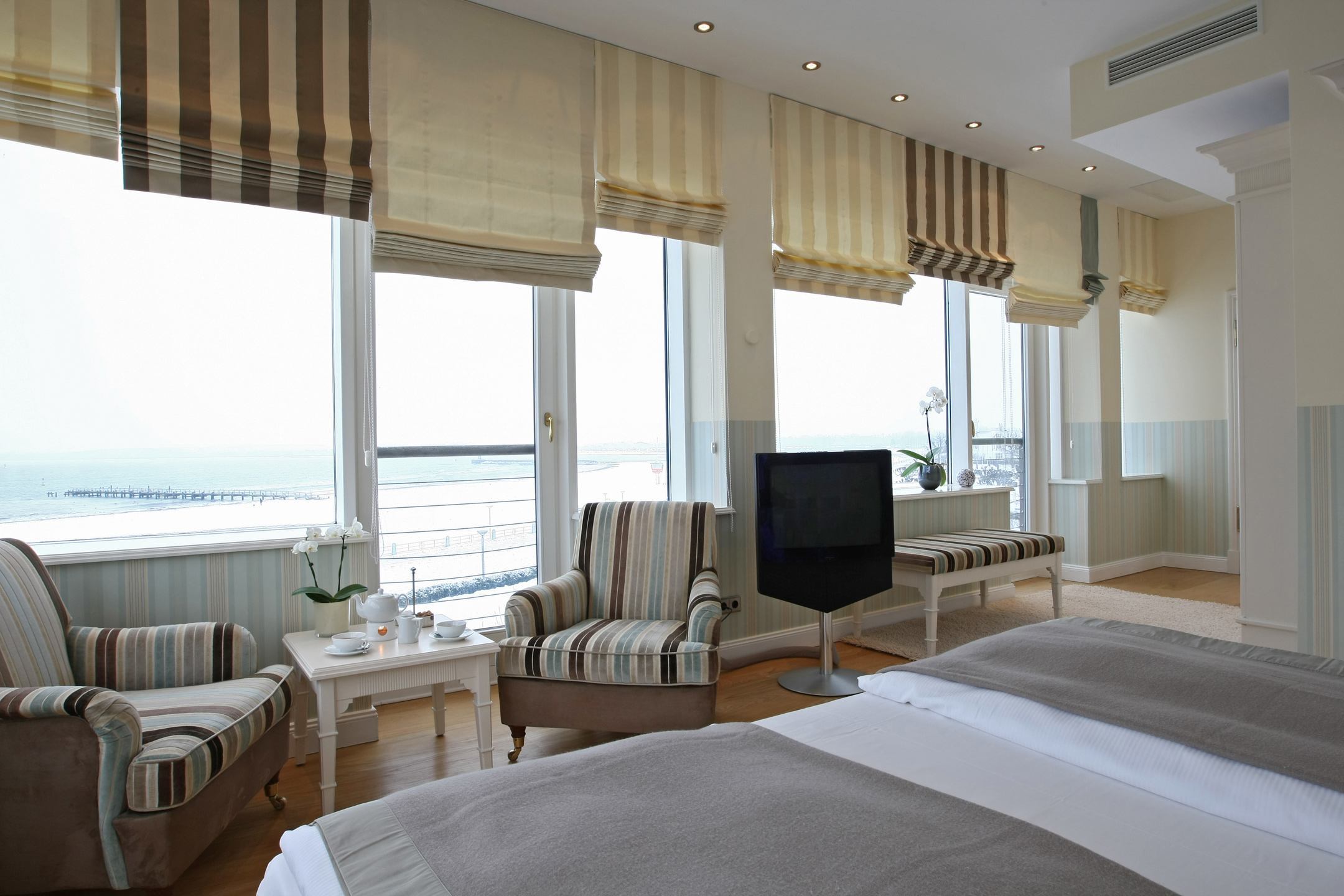 ATLANTIC Grand Hotel Travemünde comfort double room with a view over the Baltic Sea