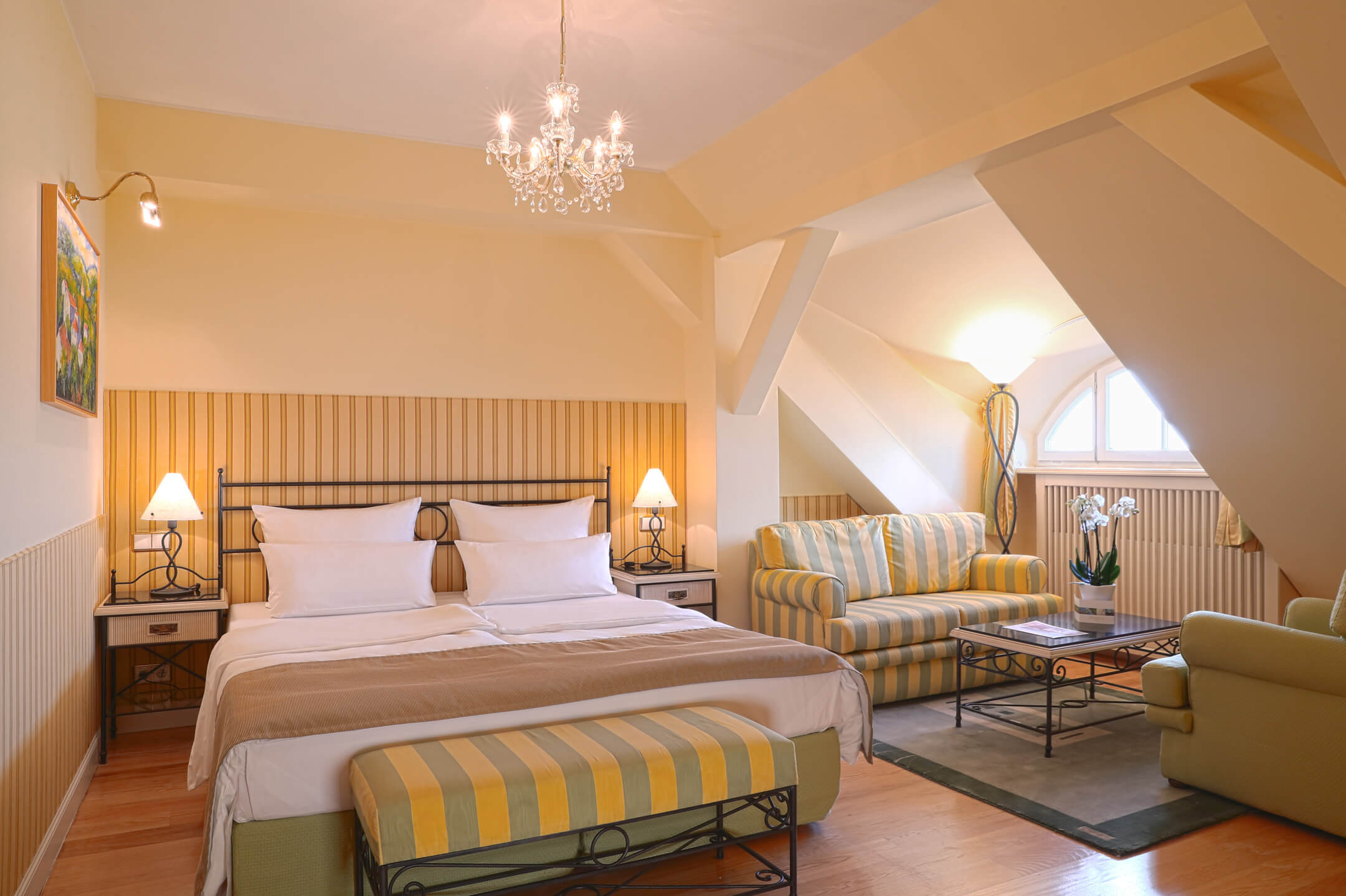 ATLANTIC Grand Hotel Travemünde Doppelzimmer mit Blick auf die Ostsee