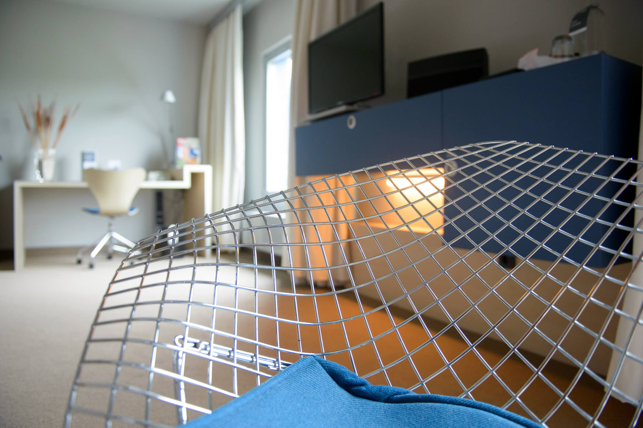 Ausstattung des Studios im ATLANTIC Hotel Universum Bremen