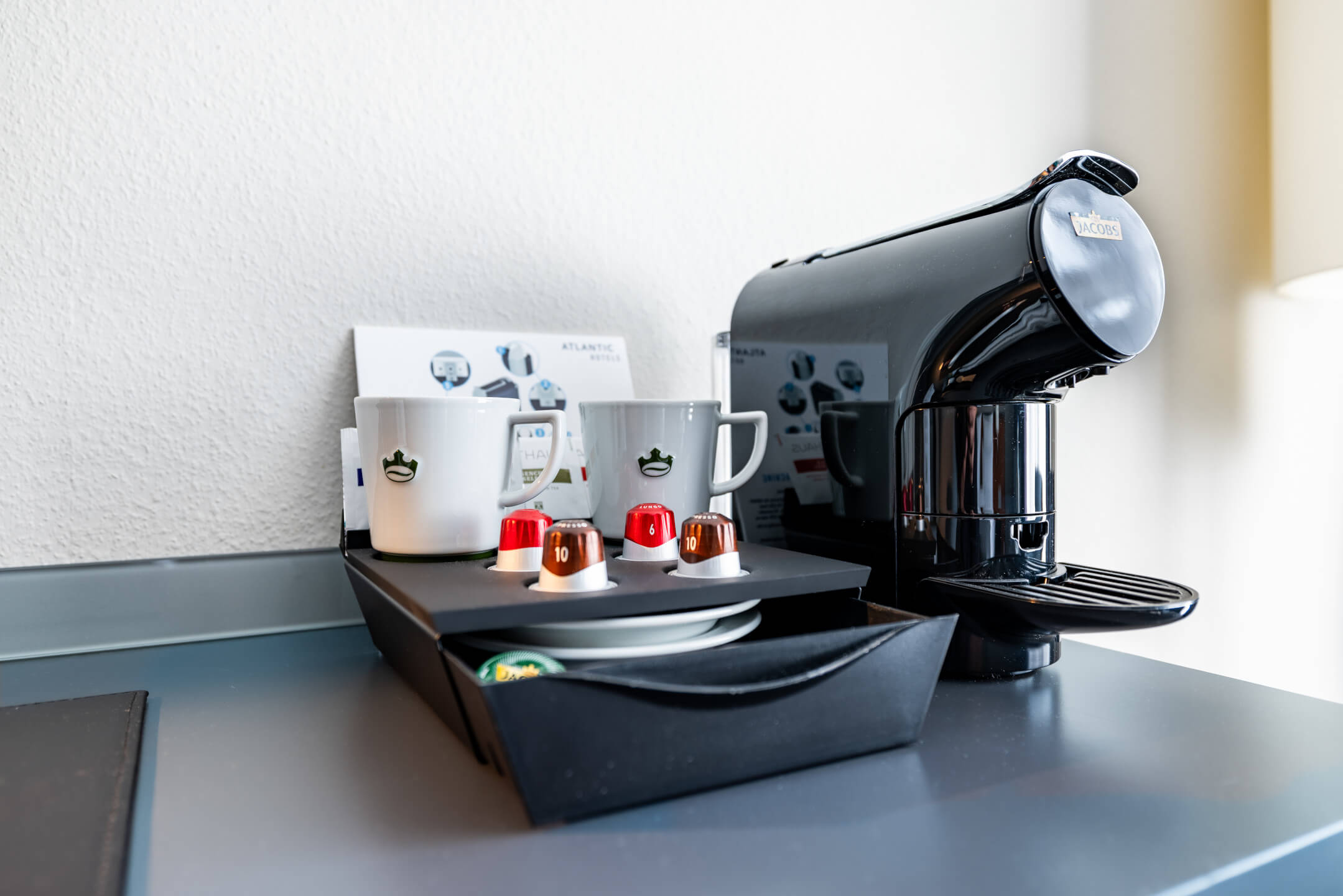 ATLANTIC Hotel Vegesack room equipment coffee maker