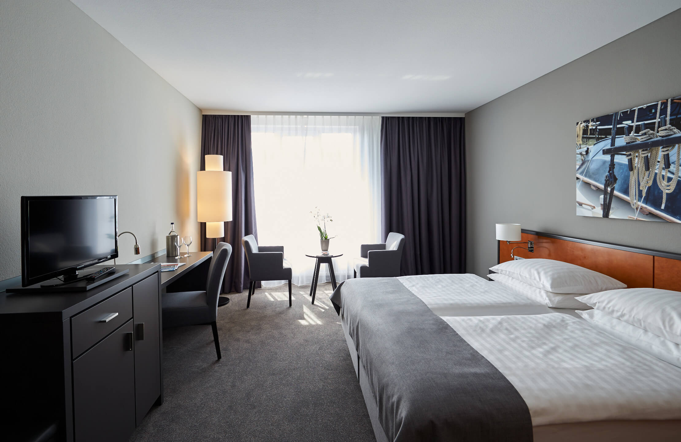 Standard Doppelzimmer ATLANTIC Hotel Vegesack Bremen