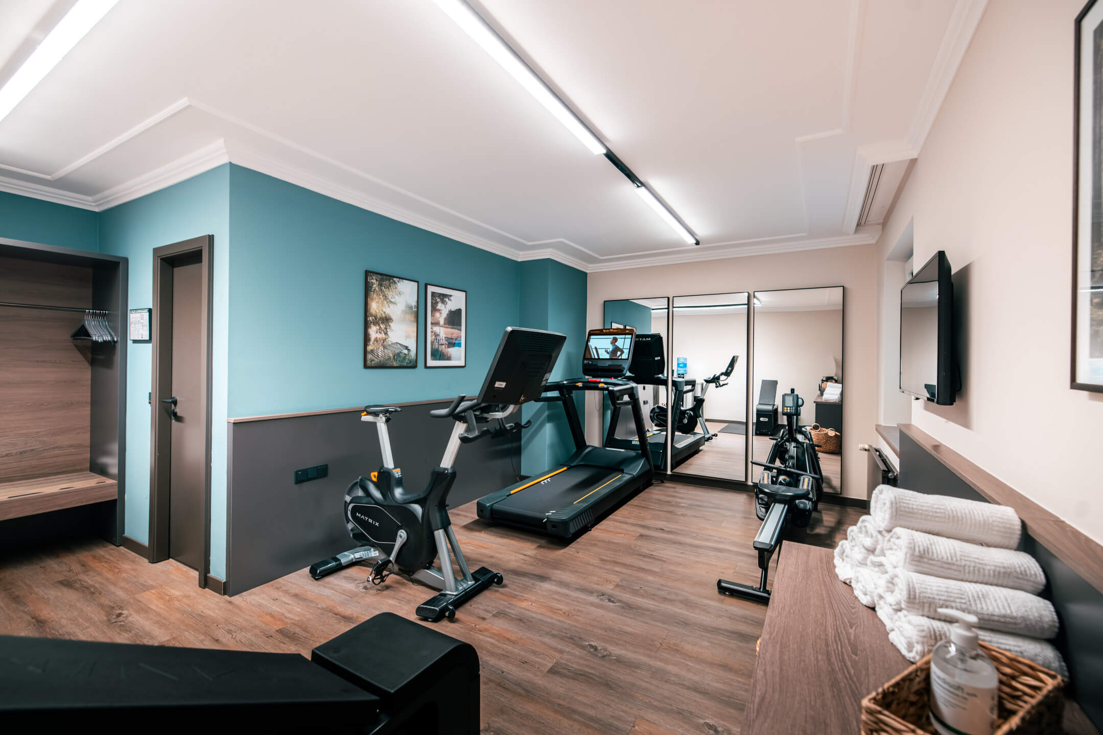 ATLANTIC Hotel Landgut Horn Fitness Raum Geräte