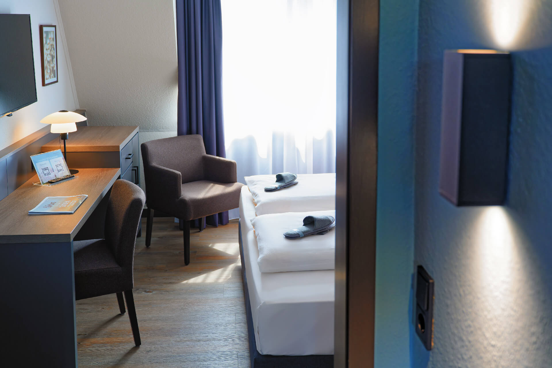 Comfort double room at ATLANTIC Hotel Landgut Horn