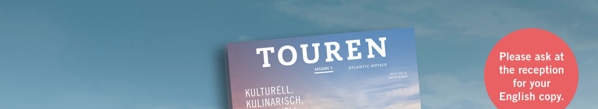 Die neue Touren Freizeitbroschüre ist da The new cover of the touren leisure brochure