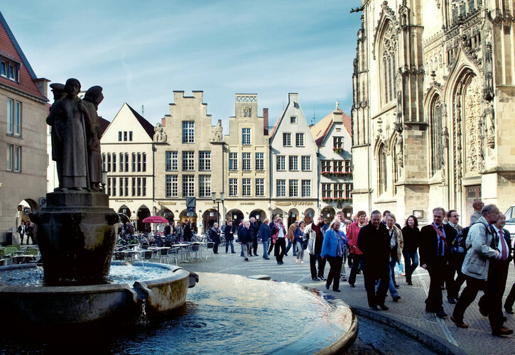 Lambertibrunnen in Münster