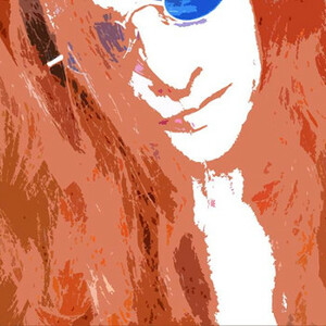 Stilisertes Bild einer Person mit Sonnenbrille