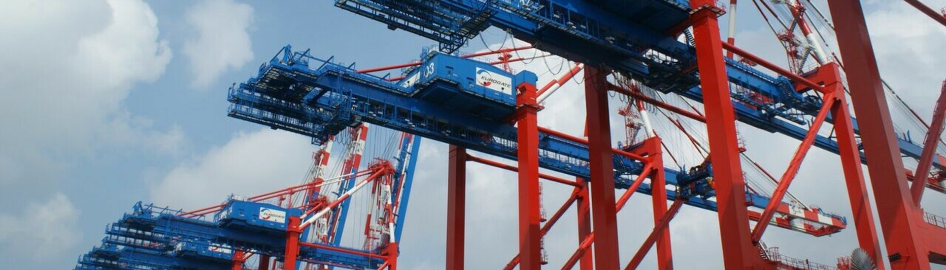 Cranes at the harbour near the ATLANTIC Hotel Wilhelmshaven  Cranes at the harbour near the ATLANTIC Hotel Wilhelmshaven