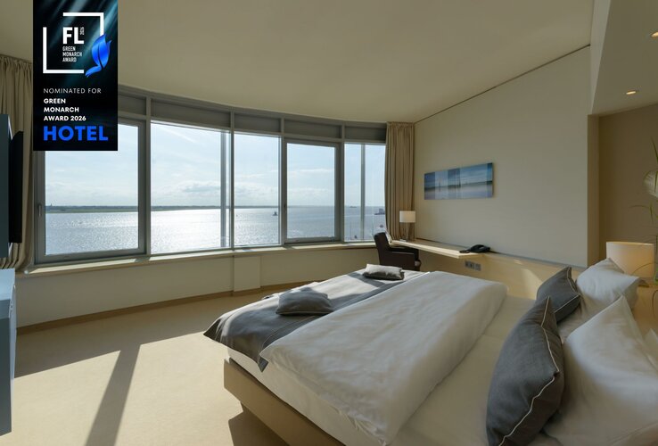 Aussicht aus einem Zimmer des ATLANTIC Hotels Sail City