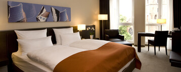 Comfort Room with a double bed in the ATLANTIC Grand Hotel Bremen 