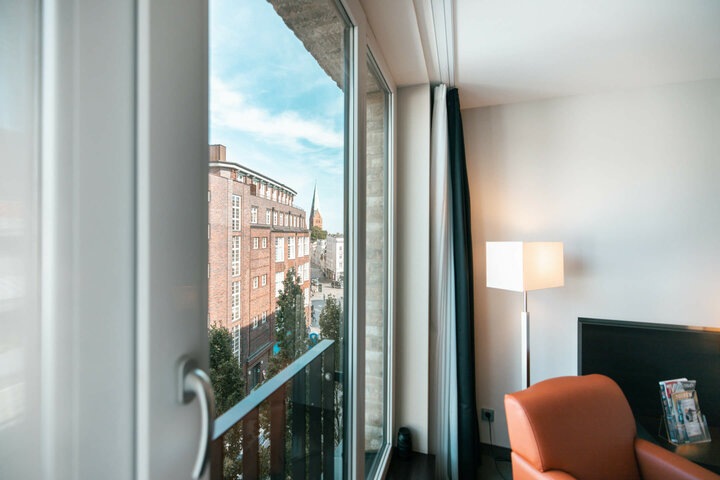 ATLANTIC Hotel Lübeck Comfort Zimmer Ausblick
