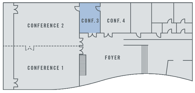 Grundriss Veranstaltungsraum Conference Saal 3 im ATLANTIC Hotel Sail City Grundriss Veranstaltungsraum Conference Saal 3