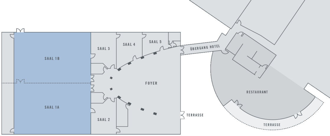 Grundriss Veranstaltungsebene