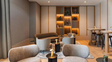 Die Smokers Lounge im ATLANTIC Hotel Frankfurt