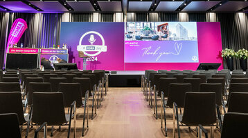 Tagungsraum während des HSMAday2024 im ATLANTIC Hotel Heidelberg