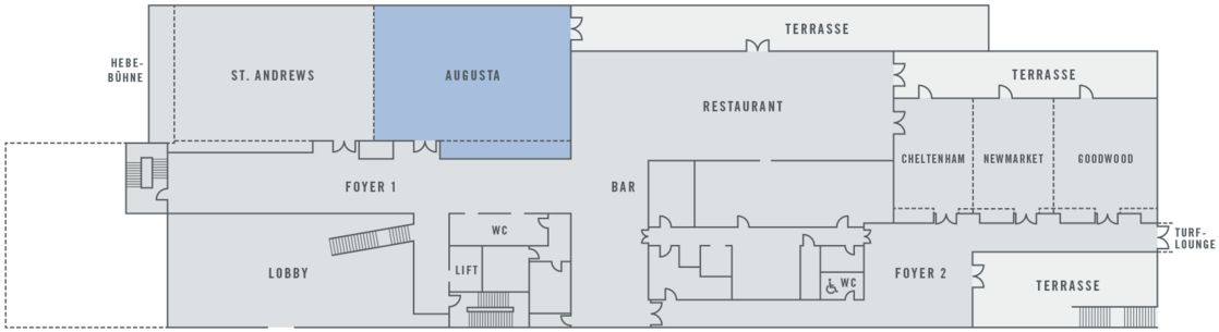 ATLANTIC Hotel Galopprennbahn Bremen floor plan Augusta ATLANTIC Hotel Galopprennbahn Bremen Floor plan Augusta