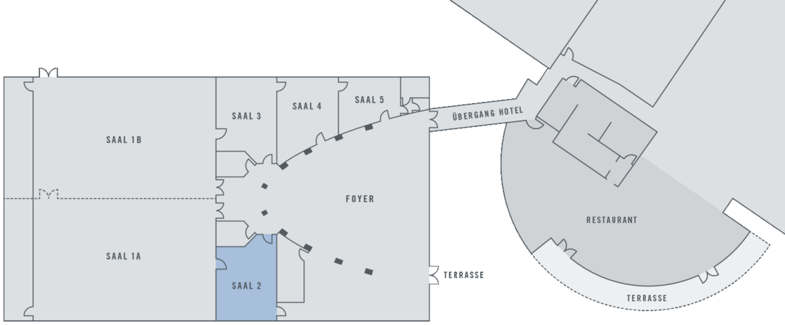 Grundriss Veranstaltungsebene
