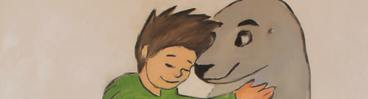 Drei Personen halten einen Scheck und ein Dankesschild für eine Spende im ATLANTIC Hotel Wilhelmshaven.