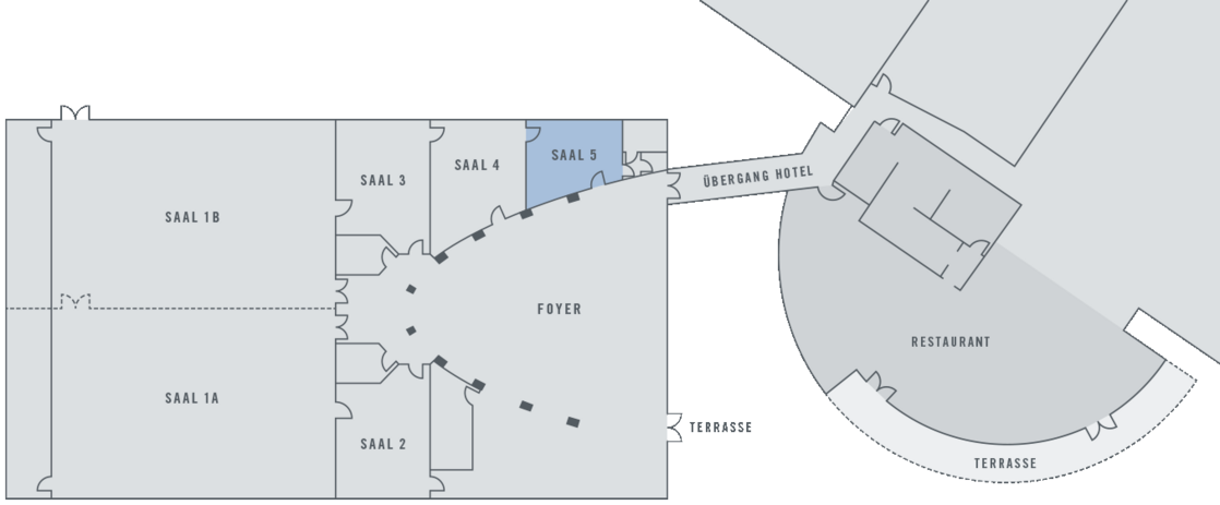 Grundriss Veranstaltungsebene