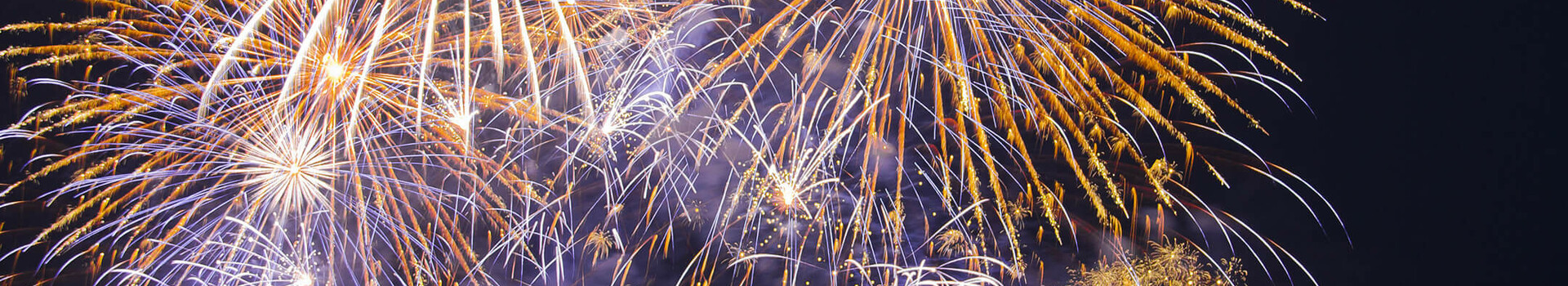 Time out at the Baltic Sea for New Years Eve | ATLANTIC Grand Hotel Travemünde Colorful fireworks light up the night sky over the water, festive atmosphere at the ATLANTIC Grand Hotel Travemünde.