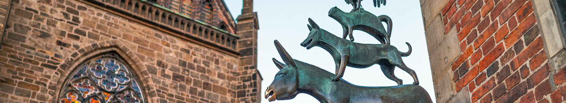 Bremer Stadtmusikanten in der Bremer Innenstadt Die Bremer Stadtmusikanten in der Bremer Innenstadt