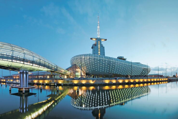 The attraction "Klimahaus" in Bremerhaven is situated right next to the ATLANTIC Hotel Sail City