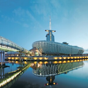 The attraction "Klimahaus" in Bremerhaven is situated right next to the ATLANTIC Hotel Sail City