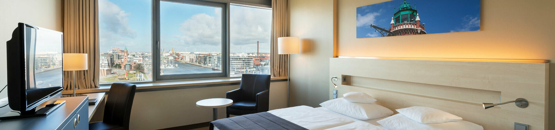 Superior Room in the ATLANTIC Hotel SAIL City in Bremerhaven Superior Room in the ATLANTIC Hotel SAIL City in Bremerhaven