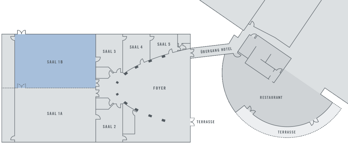 Grundriss Veranstaltungsebene