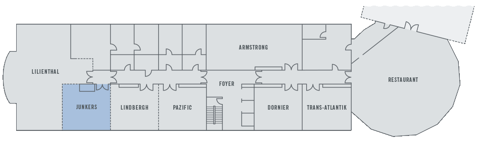 Grundriss Veranstaltungsebene