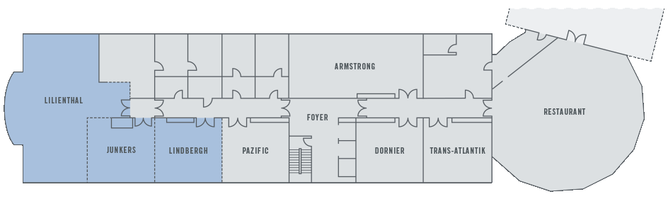 Grundriss Veranstaltungsebene
