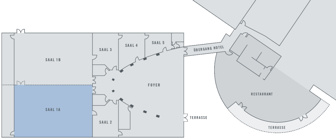 Grundriss Veranstaltungsebene