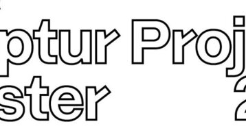 Schwarzer Text auf weißem Hintergrund "Partner der Skulptur Projekte Münster 2027"