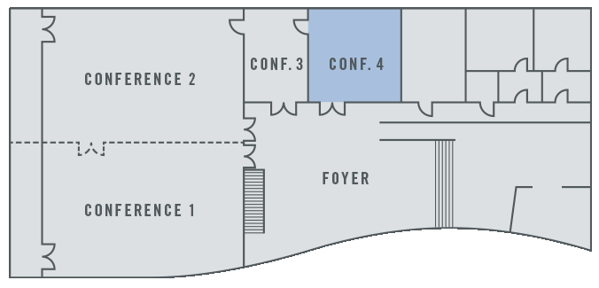Grundriss Veranstaltungsraum Conference Saal 4 im ATLANTIC Hotel Sail City Grundriss Veranstaltungsraum Conference Saal 4