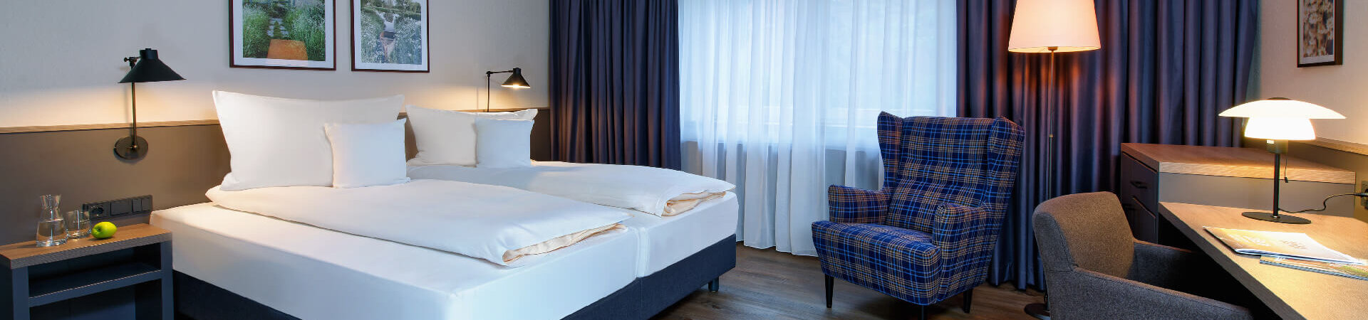 Comfort Plus Double Room at ATLANTIC Hotel Landgut Horn Comfort Plus Double Room at ATLANTIC Hotel Landgut Horn