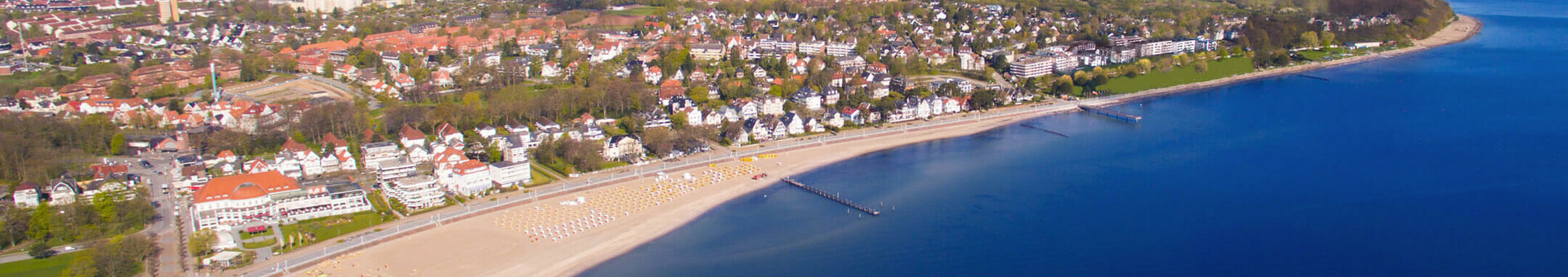 Aerial photography ATLANTIC Grand Hotel Travemünde 
