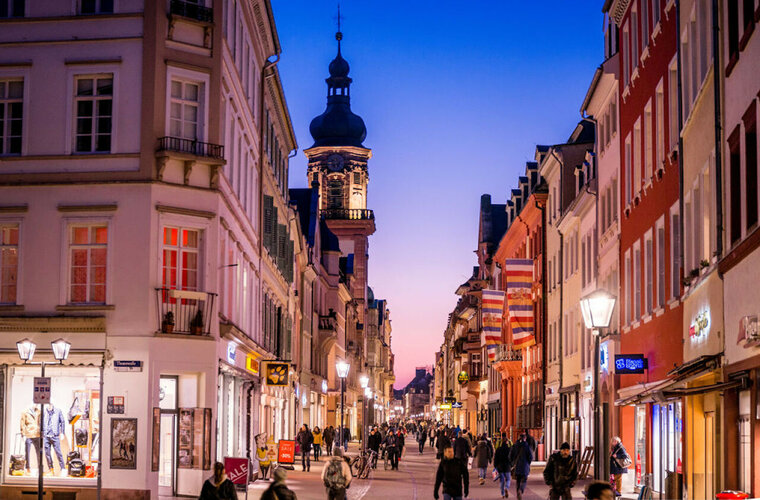 Hauptstraße in Heidelberg | ATLANTIC Hotel Heidelberg